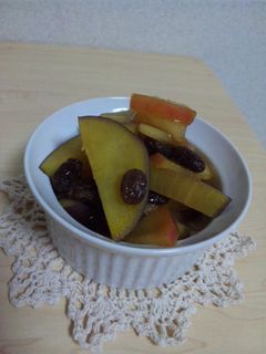 さつまいもとりんごのメープル煮-レシピのメイン写真