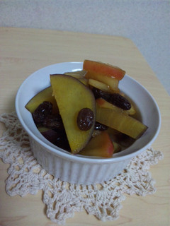 さつまいもとりんごのメープル煮-レシピのメイン写真
