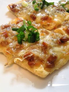★油揚げの納豆ピザ★-レシピのメイン写真