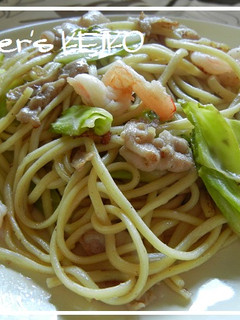 【農家のレシピ】塩焼きそば-レシピのメイン写真