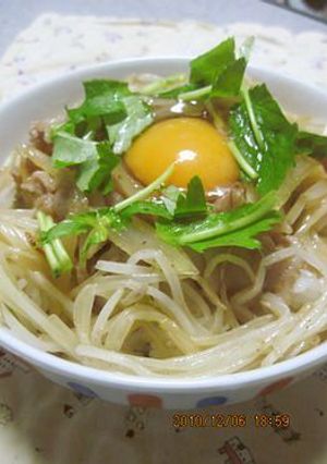 もや玉豚丼-レシピのメイン写真