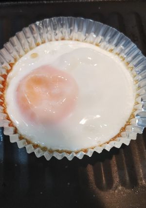 アルミカップ★目玉焼★グリルで簡単-レシピのメイン写真