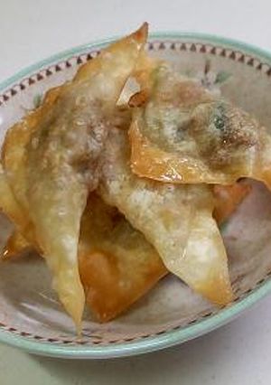 おつまみに　納豆チーズの包み揚げ-レシピのメイン写真