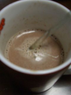 ホットチョコレート(*´∀`)ノ-レシピのメイン写真