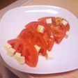 トマトとクリームチーズの前菜