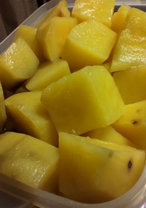 さつまいもの甘煮（特大＆角切り）-レシピのメイン写真
