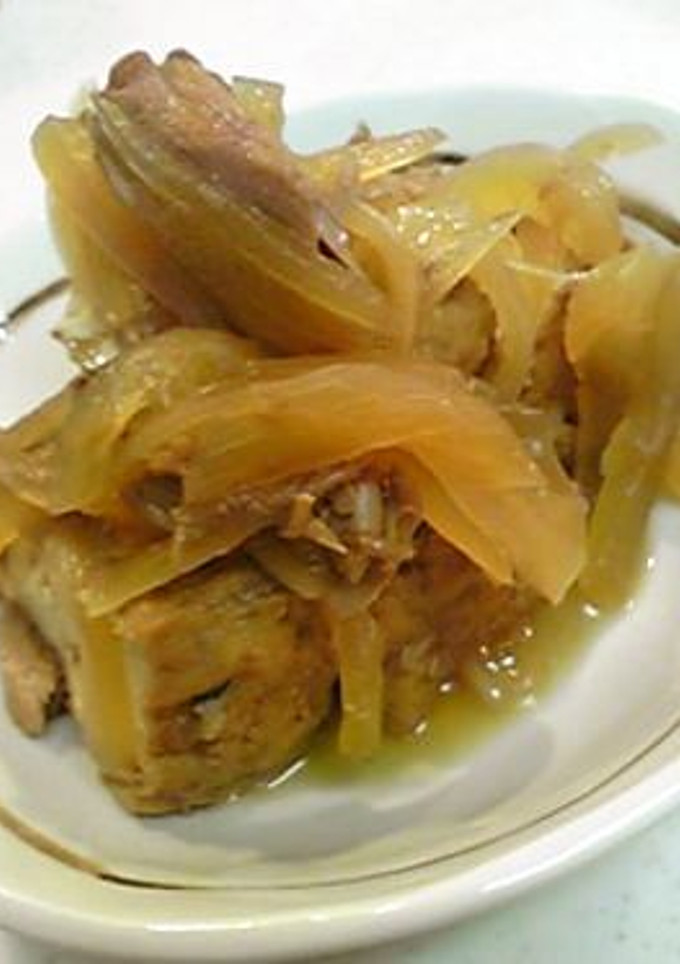 2度おいしい！？厚揚げと玉ねぎのツナ煮☆-レシピのメイン写真