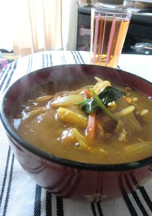 やさいたっぷり～なカレーうどん。-レシピのメイン写真