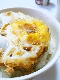 揚げ目玉焼きの納豆丼-レシピのメイン写真