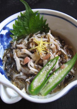 【かぶ・もずく優しい酢の物】調味料いらず-レシピのメイン写真