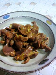 簡単おつまみ○砂肝の香味漬け○-レシピのメイン写真