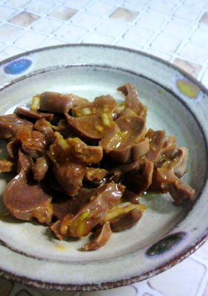 簡単おつまみ○砂肝の香味漬け○-レシピのメイン写真