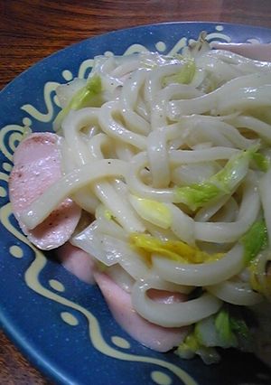 美味しいよ!塩焼きうどん-レシピのメイン写真