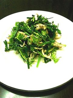 Ken房の簡単☆搾菜サラダ(パスタ有)-レシピのメイン写真