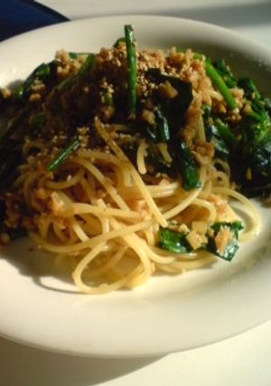 生姜風味のほうれんそうパスタ-レシピのメイン写真
