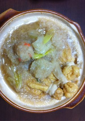 手作り餅巾着でみぞれ鍋☆-レシピのメイン写真