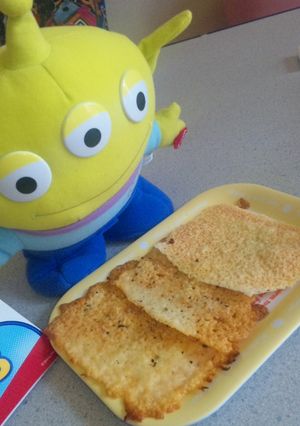 簡単！チーズせんべい-レシピのメイン写真