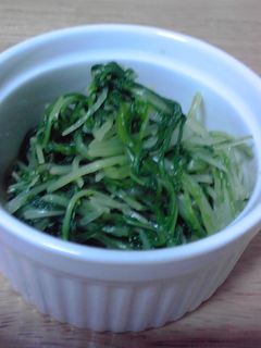 水菜の簡単辛子和え-レシピのメイン写真