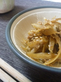甘からきんぴらごぼう-レシピのメイン写真