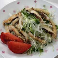 揚げ椎茸と玉ねぎのサラダ-レシピのメイン写真
