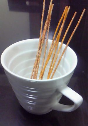 すぐでき3分！パスタの麺でｶﾘｶﾘおやつ-レシピのメイン写真