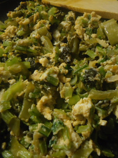 やさし~いお味・・・野沢菜の卵とじ-レシピのメイン写真
