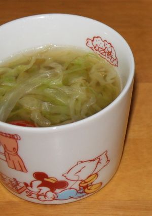 キャベツとミニトマトのスープ-レシピのメイン写真