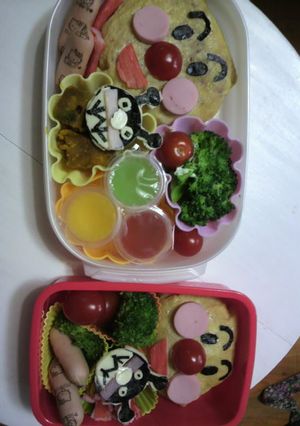 キャラ弁☆アンパンマンオムライス♪-レシピのメイン写真