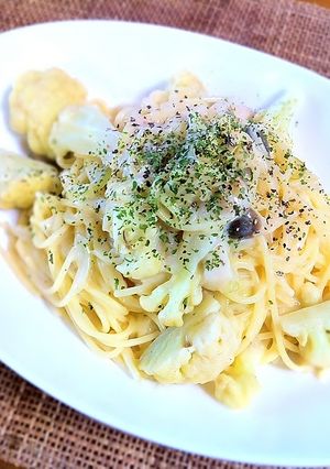 カリフラワーのクリームパスタ-レシピのメイン写真