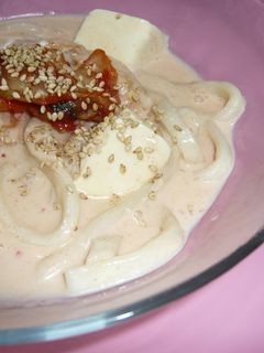 豆乳キムチうどん-レシピのメイン写真