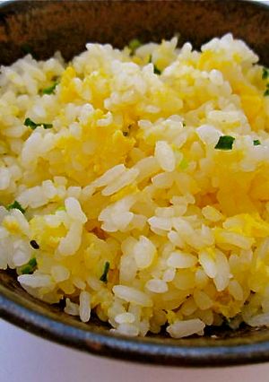 レンジ＊茶碗で卵炒飯-レシピのメイン写真