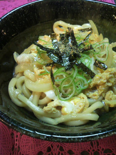 簡単☆玉子丼…な玉子うどん-レシピのメイン写真
