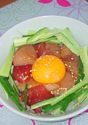 甘めがうま〜！ユッケダレ★牛肉やお刺身に-レシピのメイン写真