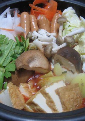 旬鍋★キャベツ一玉完食できる、トマト鍋-レシピのメイン写真