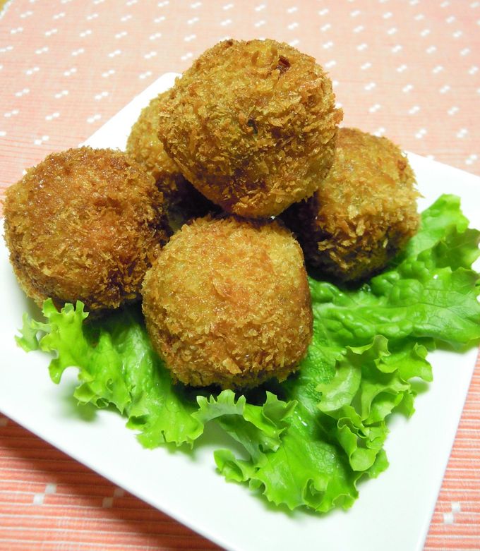 かぼちゃの煮物でリメイクかぼちゃコロッケ-レシピのメイン写真