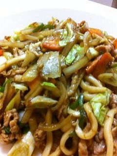 屋台風☆うちの焼きうどん♪-レシピのメイン写真