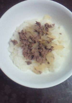 離乳食 牛丼-レシピのメイン写真