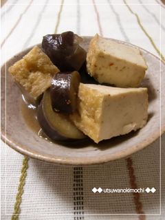 なすと厚揚げのピリ辛煮-レシピのメイン写真