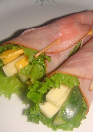 お弁当隙間おかず☆ハム巻きサラダ-レシピのメイン写真