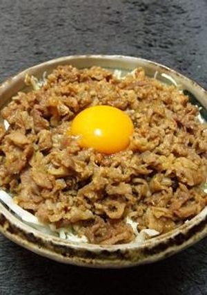 ピリ辛豚丼-レシピのメイン写真