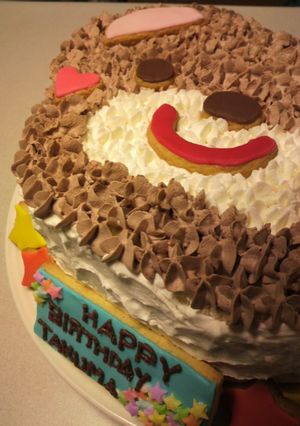 ☆誕生日ケーキくまさんデコ☆-レシピのメイン写真