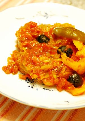 ローズマリーチキンのトマト煮込み-レシピのメイン写真