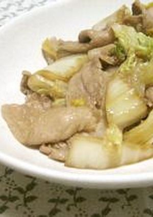 豚肉と白菜の生姜焼き風♪-レシピのメイン写真