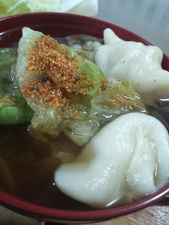 レタスたっぷり! 水餃子お汁-レシピのメイン写真