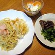 柿サラダ(さっぱりオリーブオイル風味)