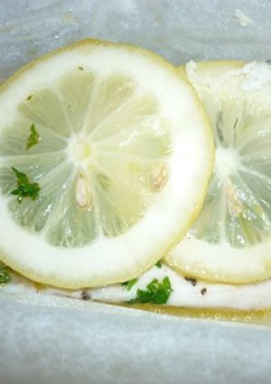 白身魚のレモン蒸し-レシピのメイン写真