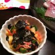 おくらと長いものまぜまぜ。