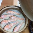ドカーン!と土鍋で鮭ご飯