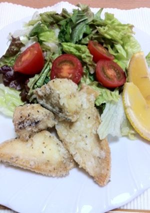 丸ハゲ（カワハギ）のハーブ唐揚げ-レシピのメイン写真
