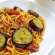 とろーりナスとベーコンのトマトパスタ♥